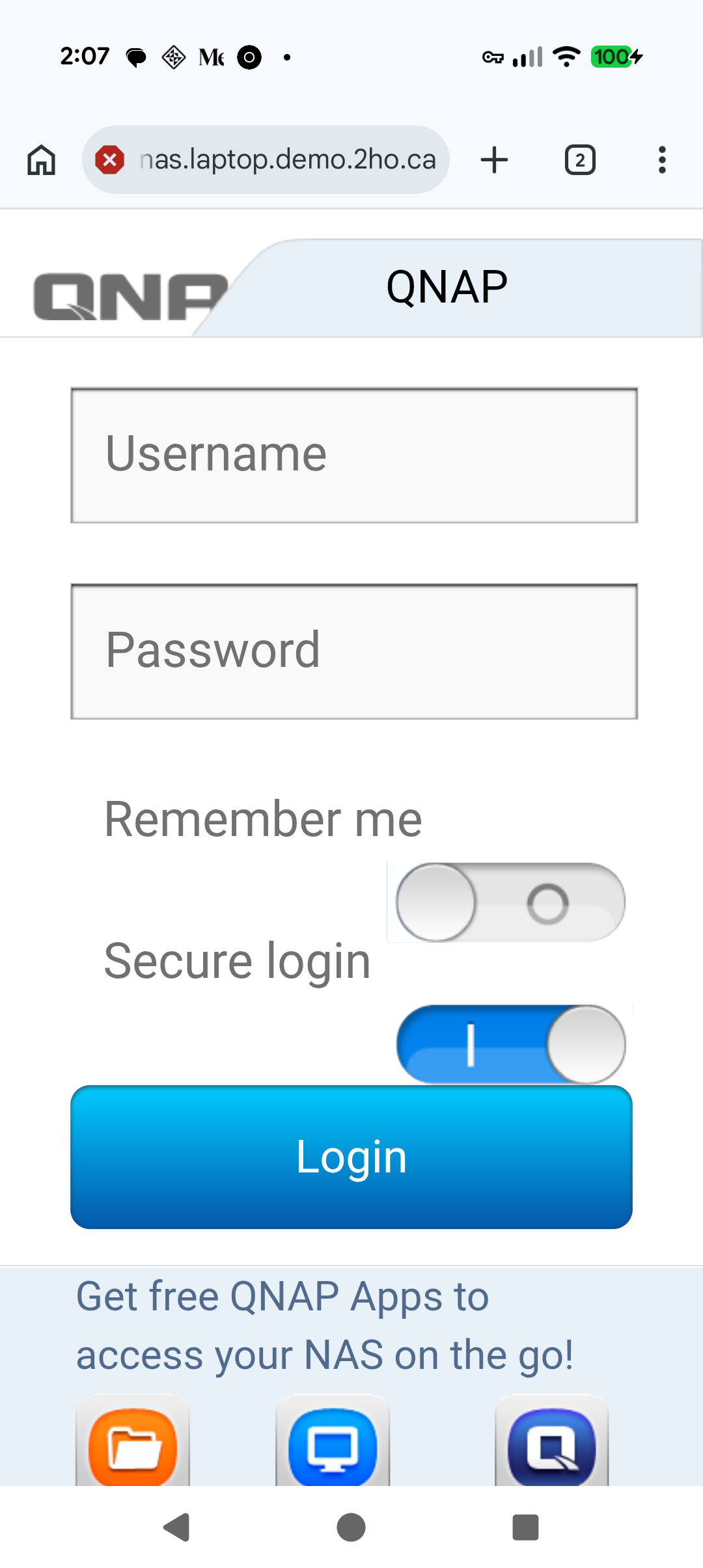 Browsing NAS files from Android over Netrinos